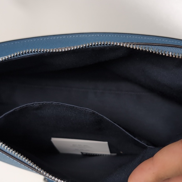 Coach CE584 Clara Leather Shoulder Crossbody Bag Silver/Light Mist (Firm Price) - Picture 14 of 16